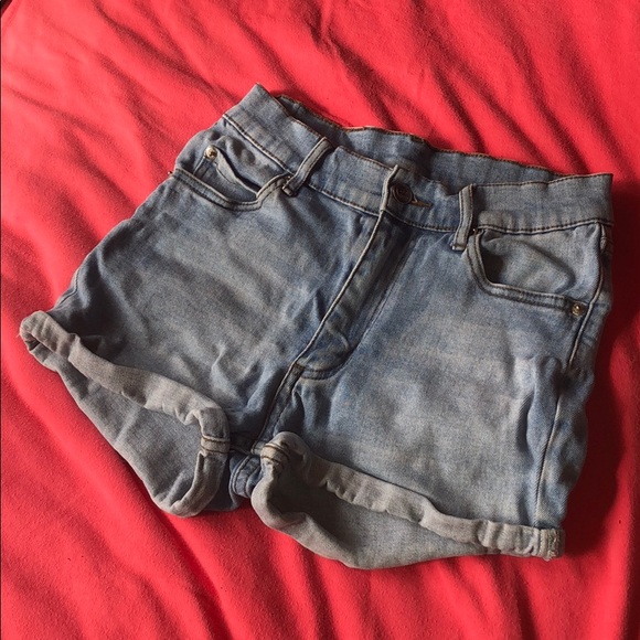 cheap monday denim shorts